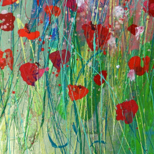 Poppies - Original Abstract Art