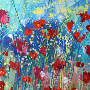 Poppies - Original Abstract Art