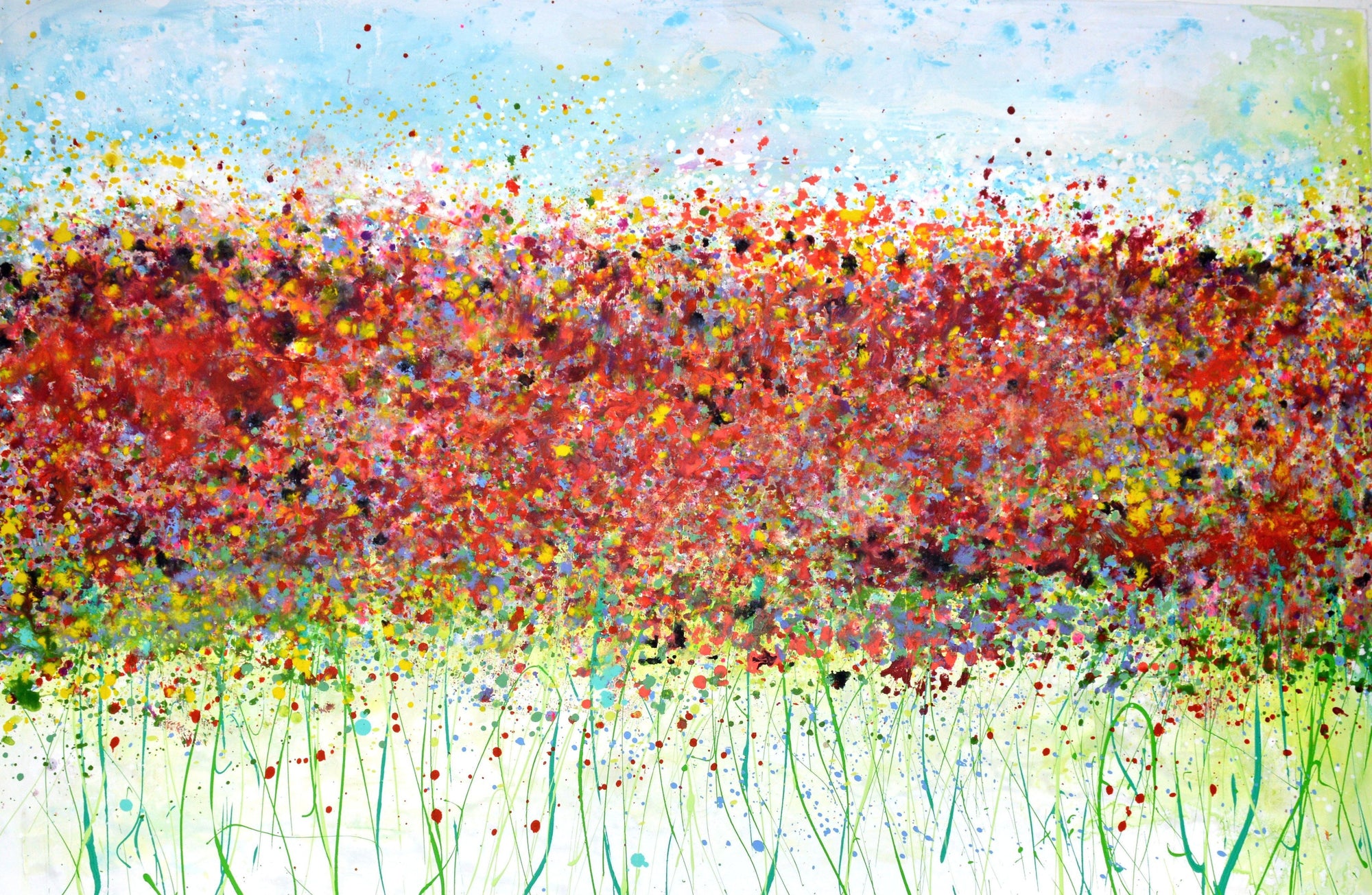 Poppy Field - Original Abstract Wall Art