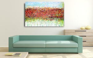 Poppy Field - Original Abstract Wall Art