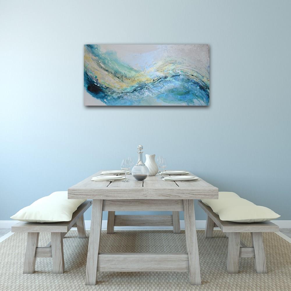 Sapphire Coast - Original Abstract Wall Art