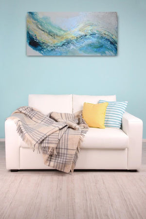 Sapphire Coast - Original Abstract Wall Art