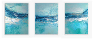 Sea Sparkle - Limited Edition Triptych Canvas Set