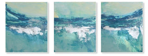 Silver Sea - Limited Edition Triptych Canvas Set