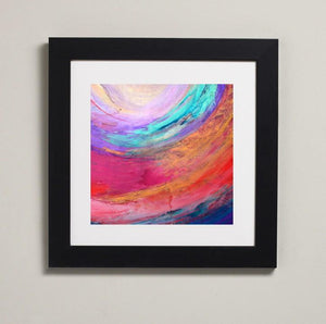 Small Framed Prints - Choice of Abstract designs - Ready to hang