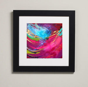 Small Framed Prints - Choice of Abstract designs - Ready to hang