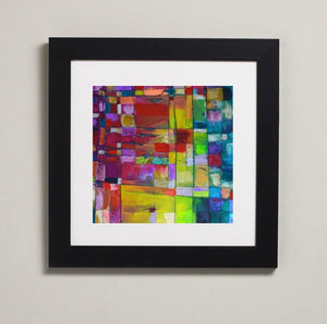 Small Framed Prints - Choice of Abstract designs - Ready to hang