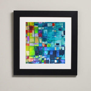 Small Framed Prints - Choice of Abstract designs - Ready to hang