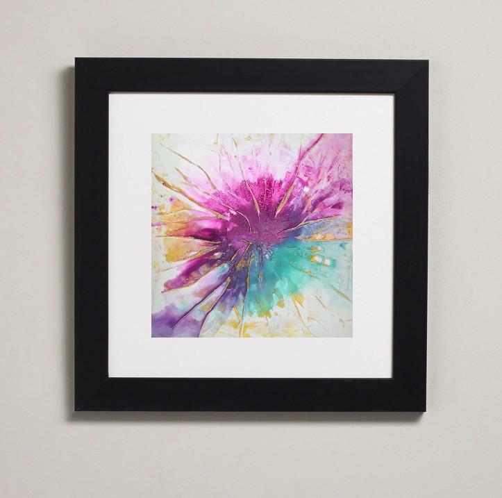 Small Framed Prints - Choice of Flower designs - Ready to hang