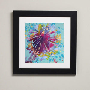 Small Framed Prints - Choice of Flower designs - Ready to hang