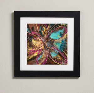 Small Framed Prints - Choice of Flower designs - Ready to hang