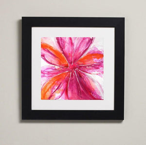 Small Framed Prints - Choice of Flower designs - Ready to hang