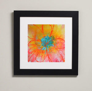 Small Framed Prints - Choice of Flower designs - Ready to hang