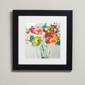 Small Framed Prints - Choice of Flower designs - Ready to hang