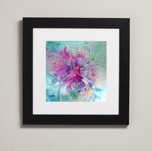 Small Framed Prints - Choice of Flower designs - Ready to hang