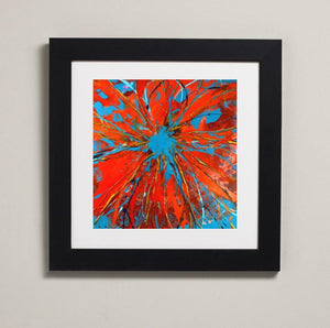 Small Framed Prints - Choice of Flower designs - Ready to hang