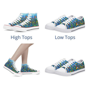 Sneakers - High or Low top - Choice of 12 styles