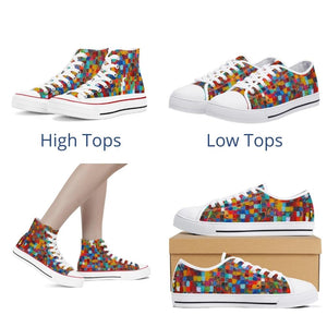 Sneakers - High or Low top - Choice of 12 styles