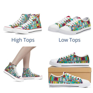 Sneakers - High or Low top - Choice of 12 styles