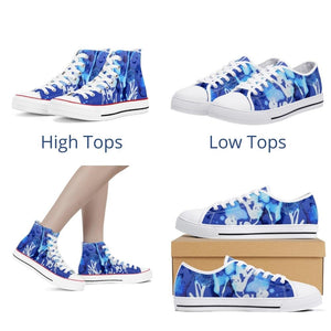 Sneakers - High or Low top - Choice of 12 styles