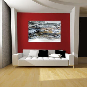 Snow Peaks - Original Abstract Wall Art