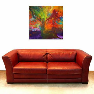 Spiritual Tree - Original Abstract Wall Art