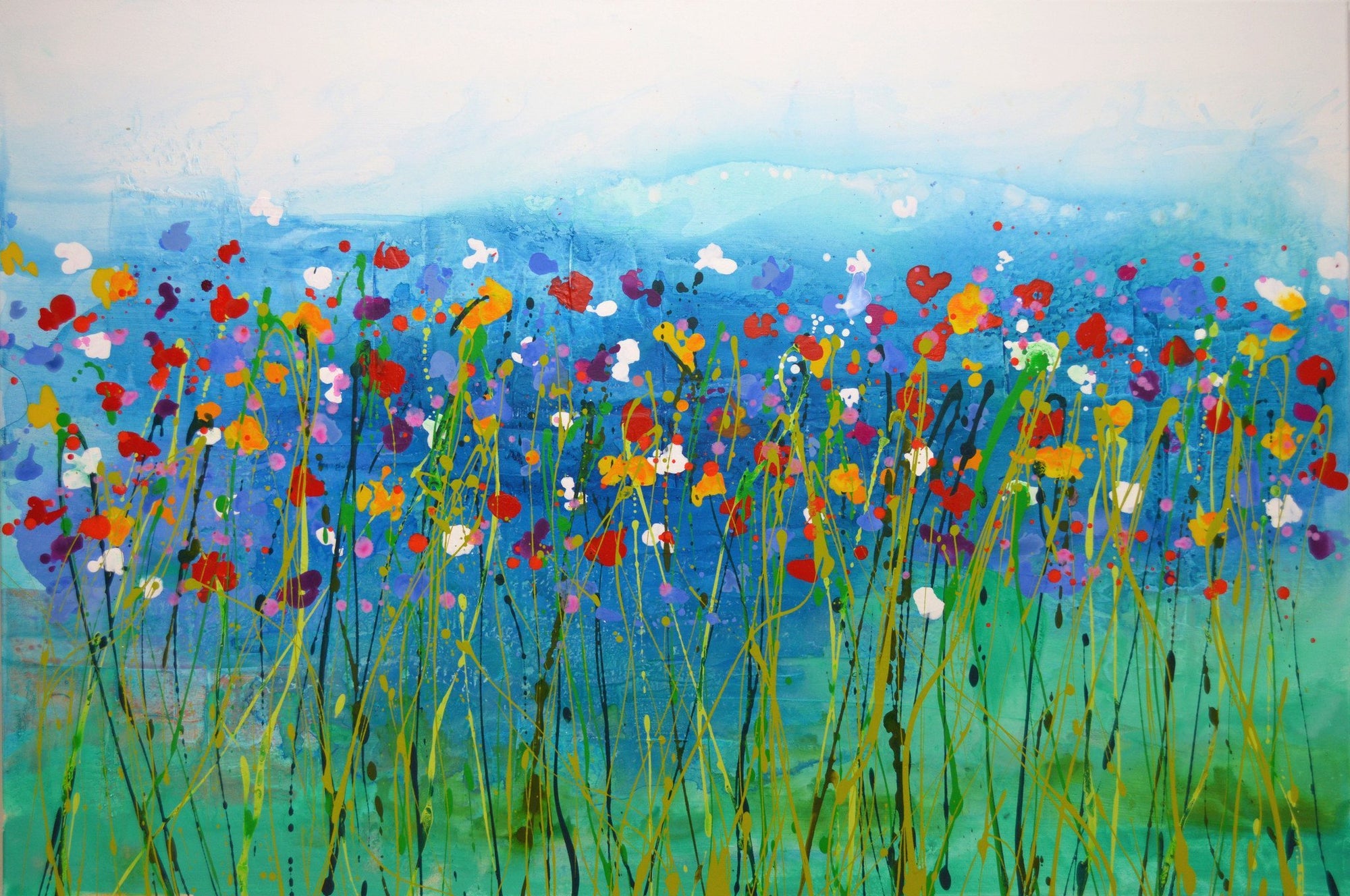 Wildflower Meadow - Original Abstract Wall Art