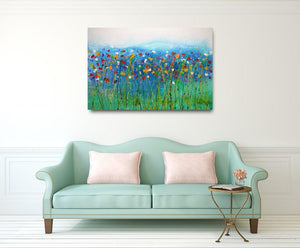 Wildflower Meadow - Original Abstract Wall Art