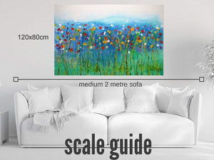 Wildflower Meadow - Original Abstract Wall Art