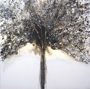 Winter Tree - Original Abstract Wall Art