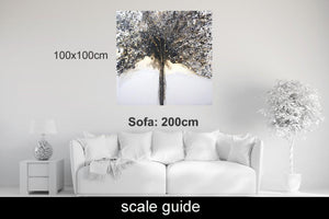 Winter Tree - Original Abstract Wall Art